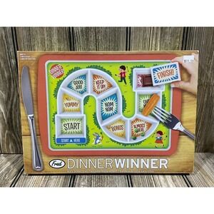 Genuine Fred Dinner Winner Tray Children Lunch Board Game Kids Dinner Meal Plate